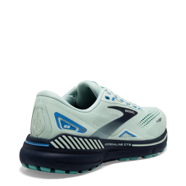 Brooks Women's Adrenaline GTS 23 Running Sneaker in Blue Glass/Nile Blue/Marina