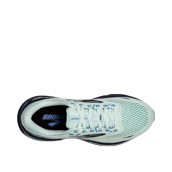 Brooks Women's Adrenaline GTS 23 Running Sneaker in Blue Glass/Nile Blue/Marina