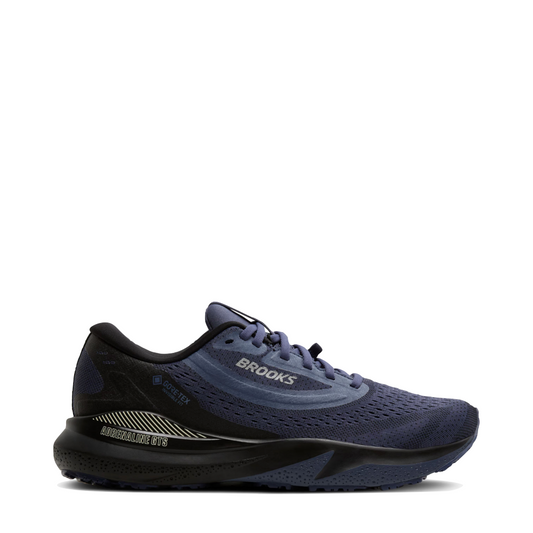 Side (right) view of Brooks Adrenaline GTS 24 GTX Waterproof Sneaker for women.