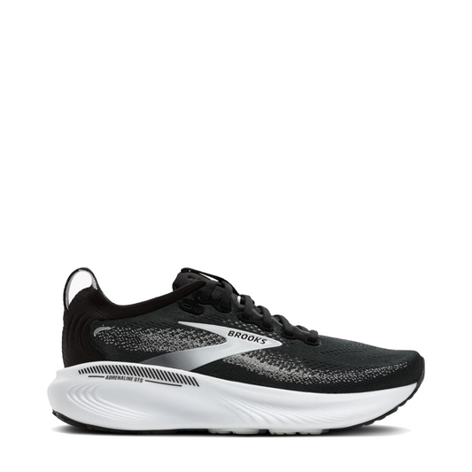 Side (right) view of Brooks Adrenaline GTS 25 Sneaker for women.