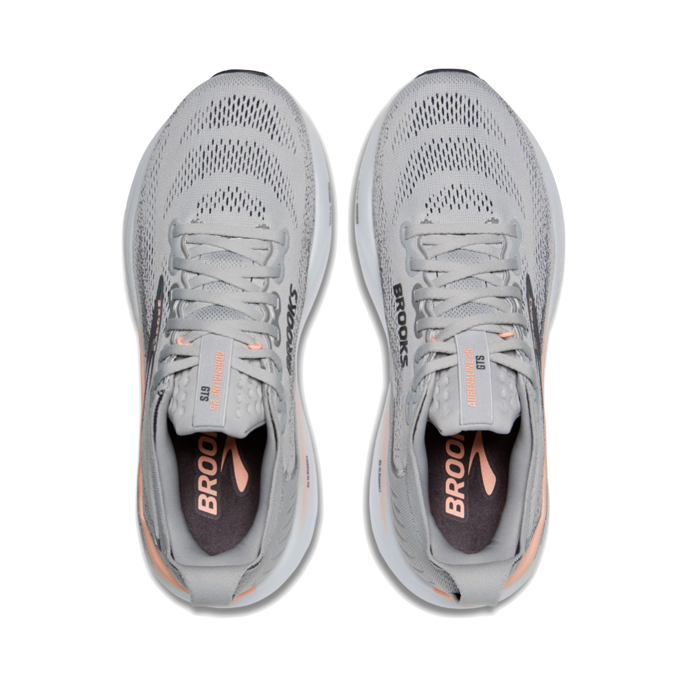 Top-down view of Brooks Adrenaline GTS 25 Sneaker for women.