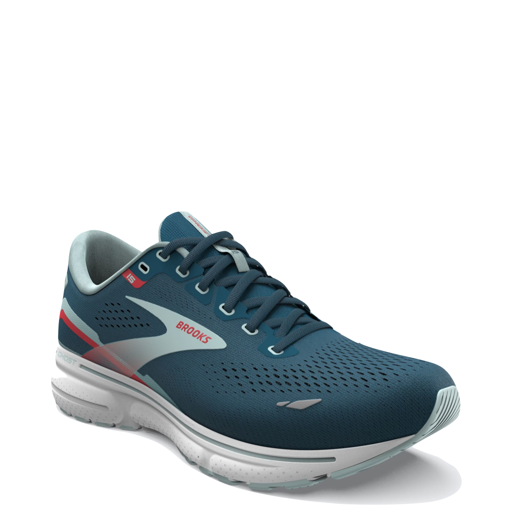 Brooks Women's Ghost 15 Running Sneakers in Legion Blue/Blue/Bittersweet