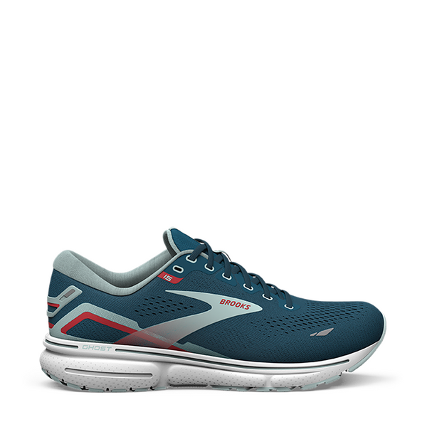 Brooks Women's Ghost 15 Running Sneakers in Legion Blue/Blue/Bittersweet