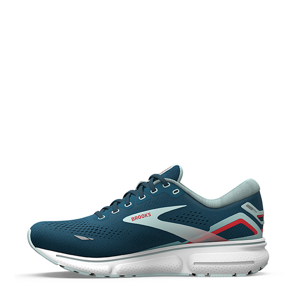 Brooks Women's Ghost 15 Running Sneakers in Legion Blue/Blue/Bittersweet