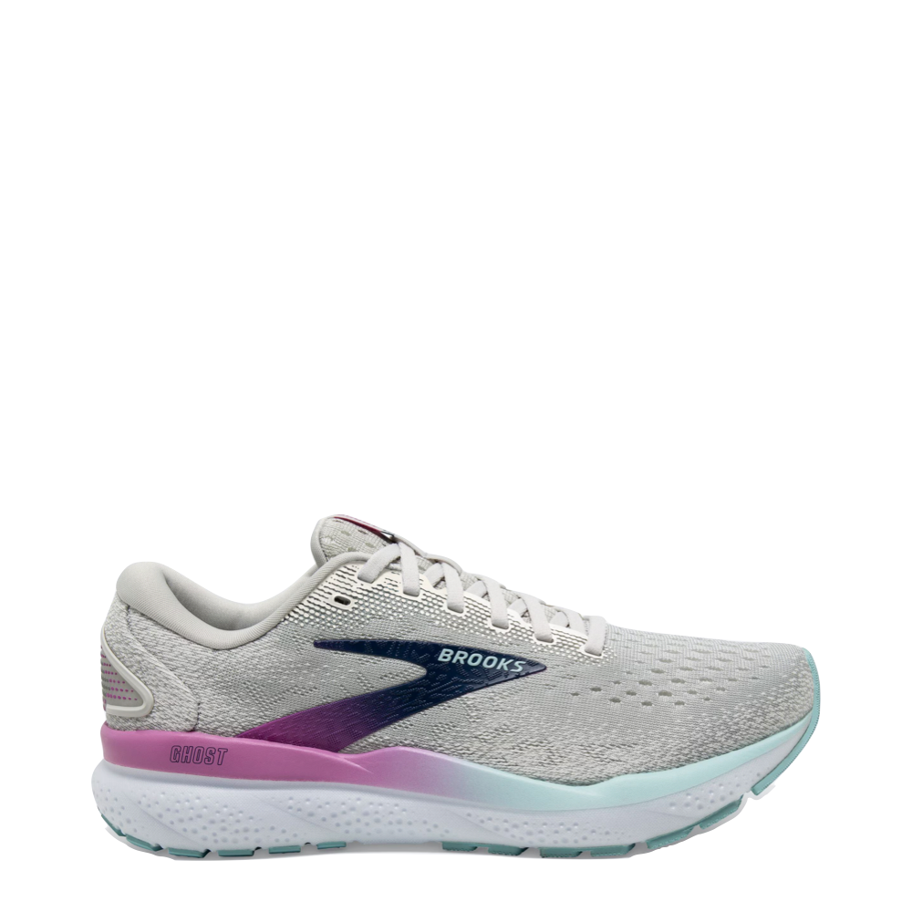 Side (right) view of Brooks Ghost 16 Sneaker for women.