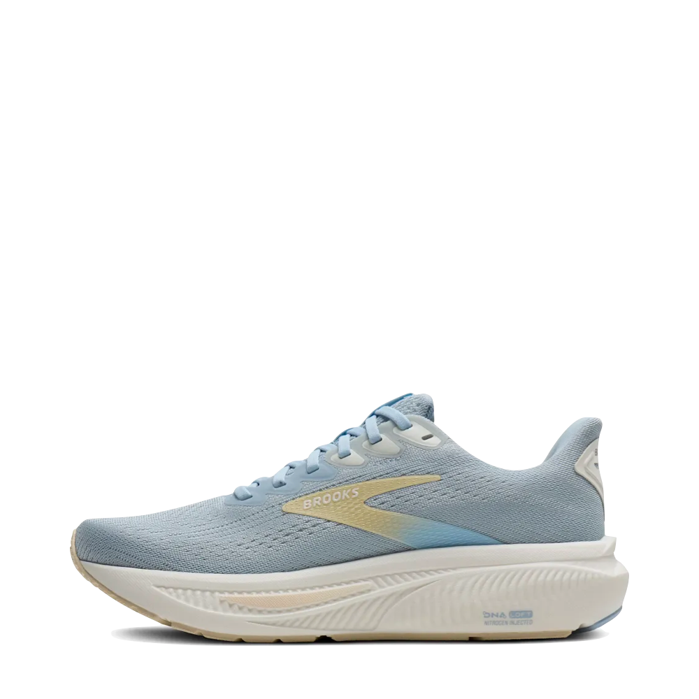 Side (left) view of Brooks Ghost 17 Sneaker for women.
