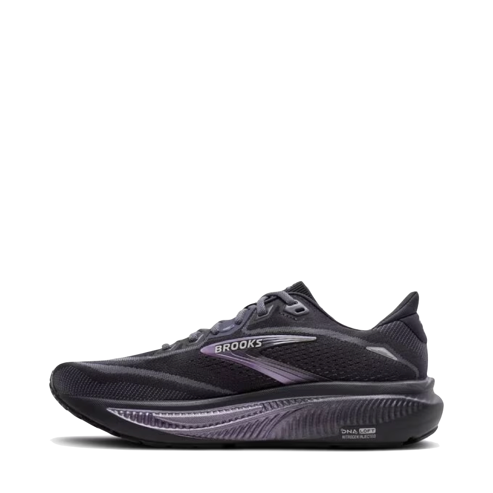 Side (left) view of Brooks Ghost 18 Sneaker for women.
