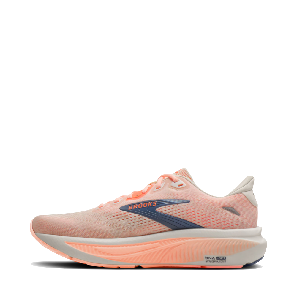 Side (left) view of Brooks Ghost 18 Sneaker for women.