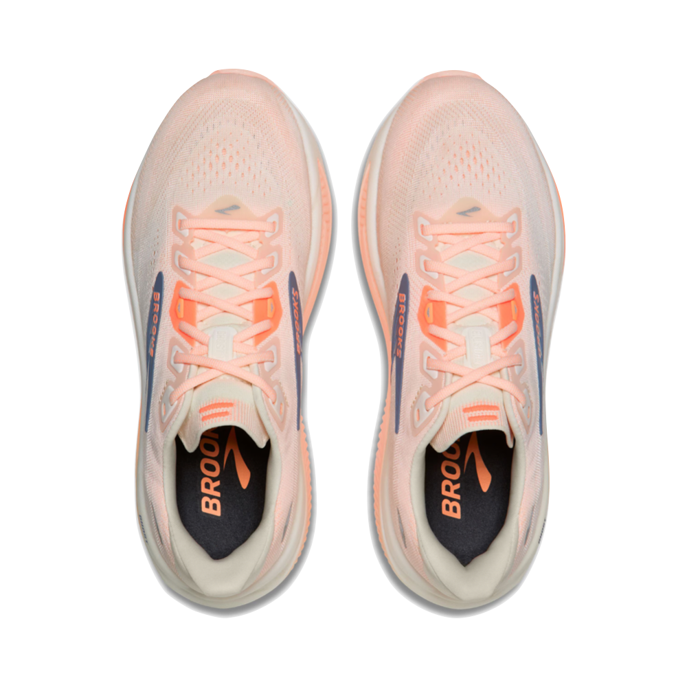 Top-down view of Brooks Ghost 18 Sneaker for women.