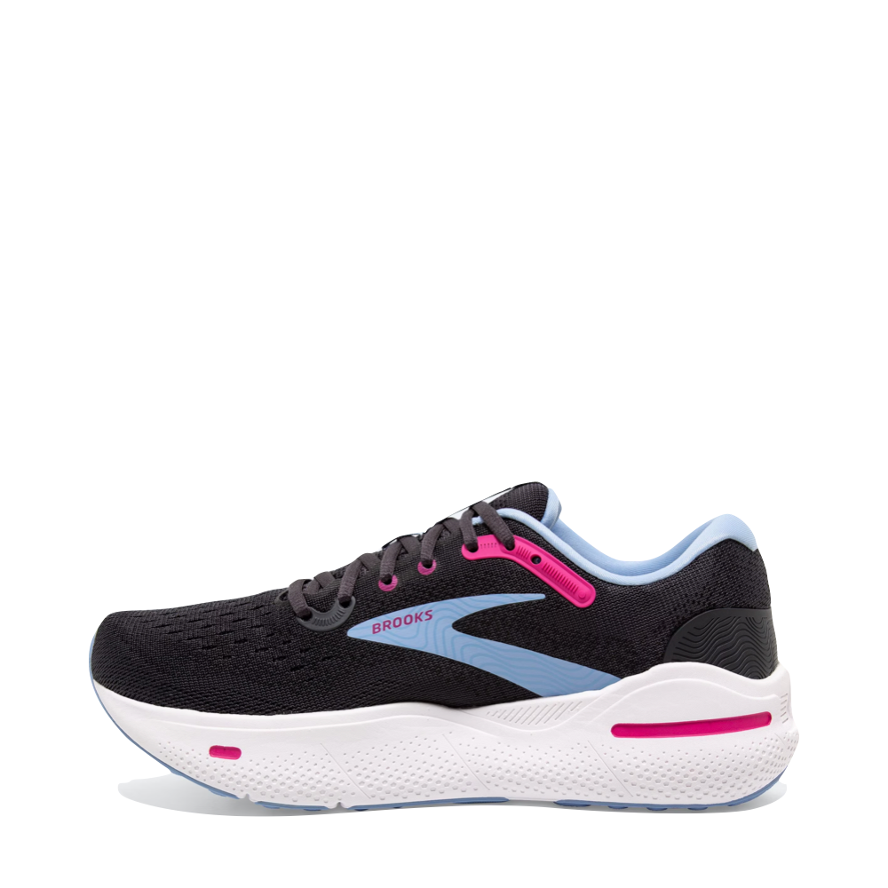 Side (left) view of Brooks Ghost Max for women.