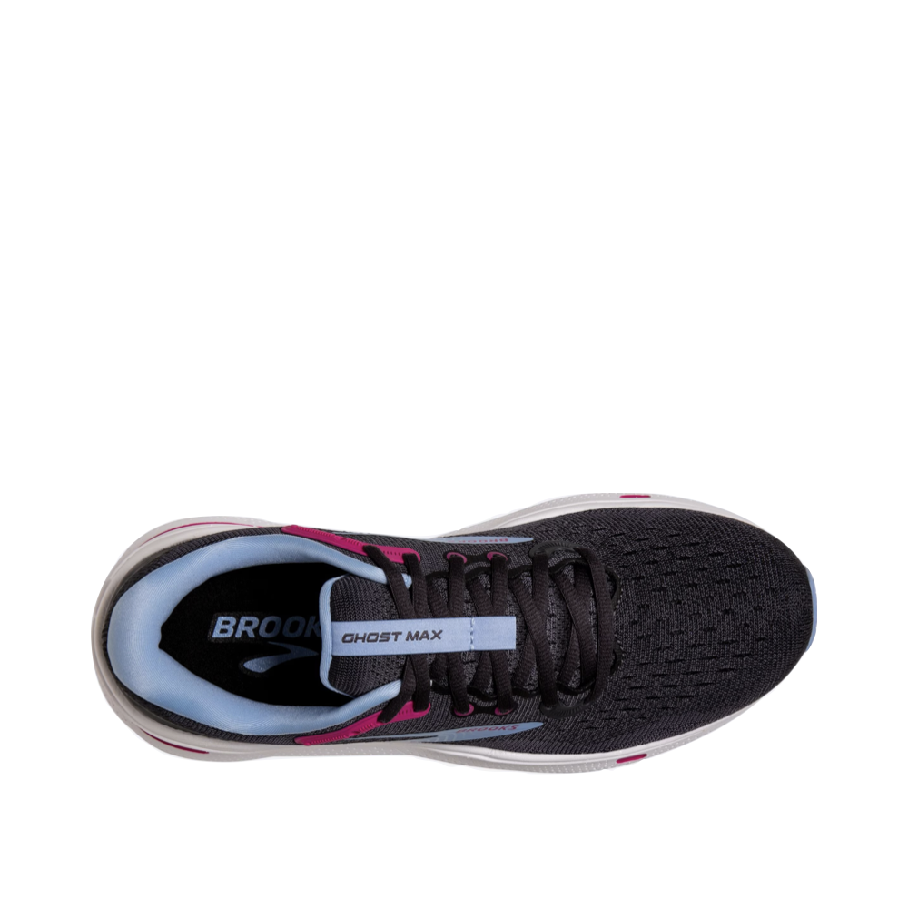 Top-down view of Brooks Ghost Max for women.