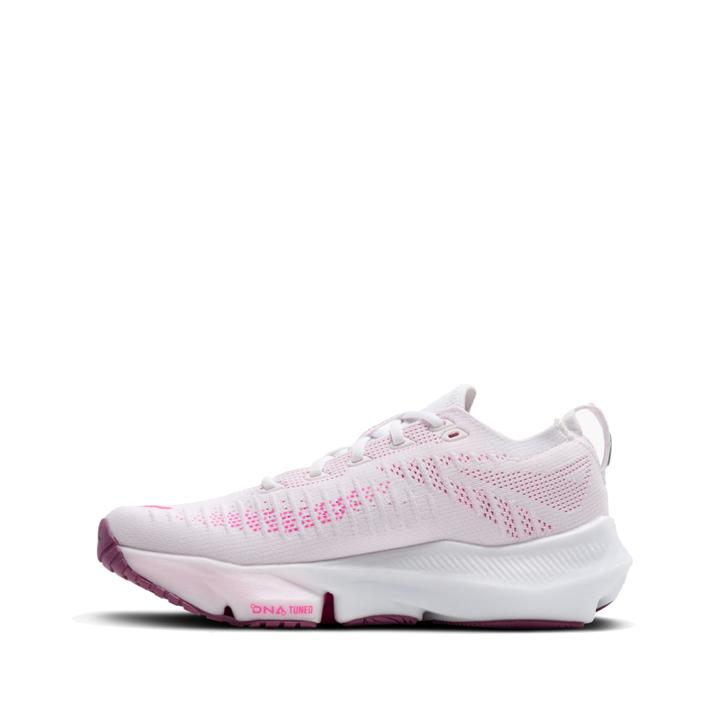 Side (left) view of Brooks Glycerin Flex Sneaker for women.