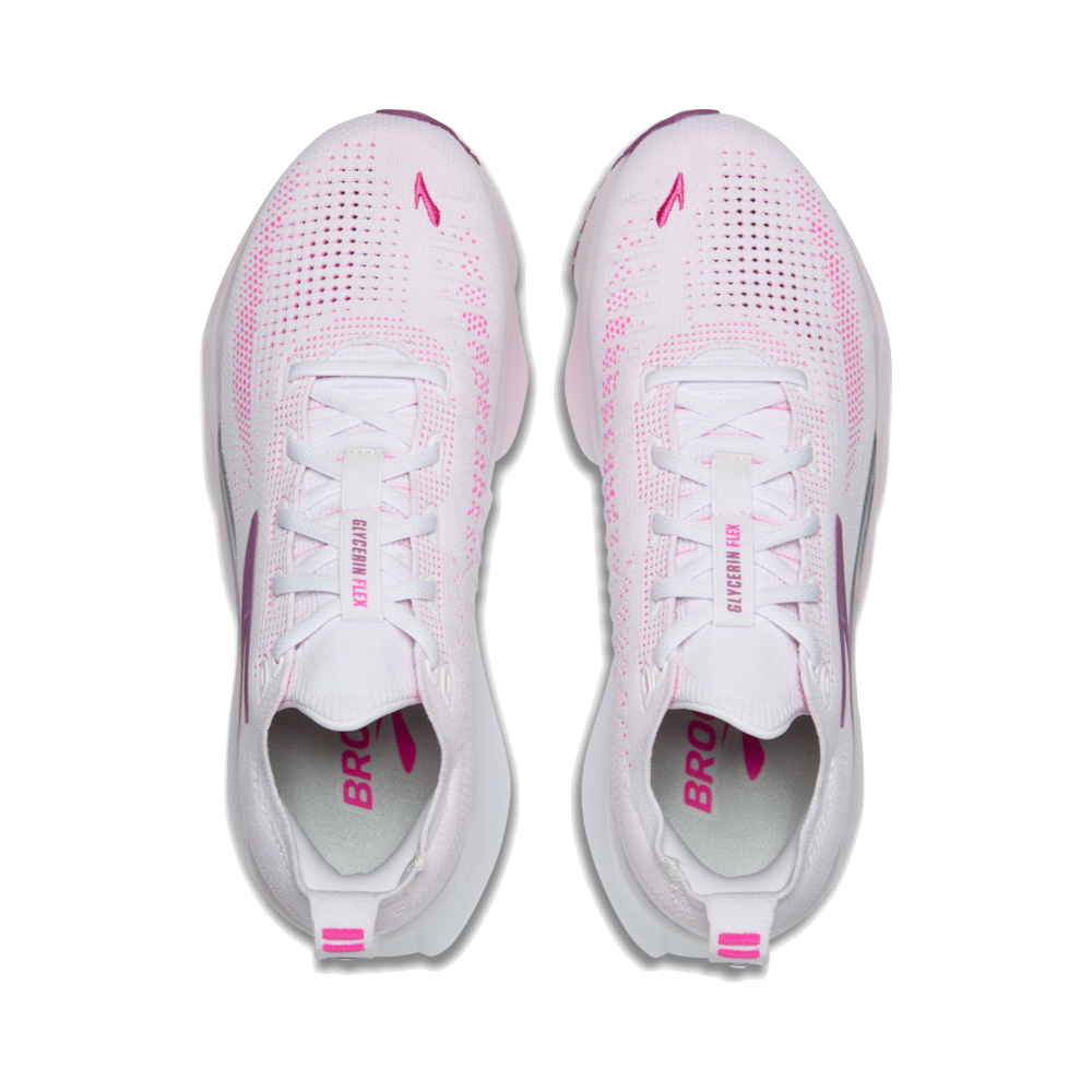 Top-down view of Brooks Glycerin Flex Sneaker for women.