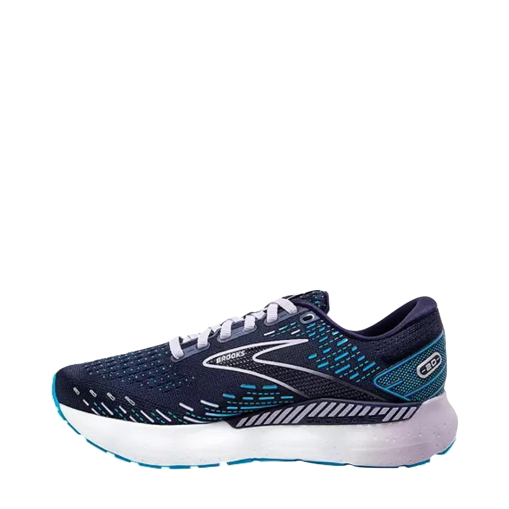 Side (left) view of Brooks Glycerin GTS 20 for women. 