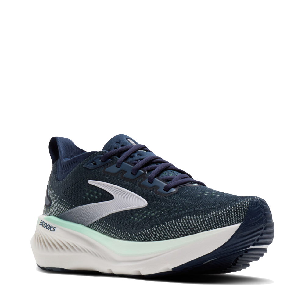 Mudguard and Toe view of Brooks Glycerin GTS 23 Sneaker for women.