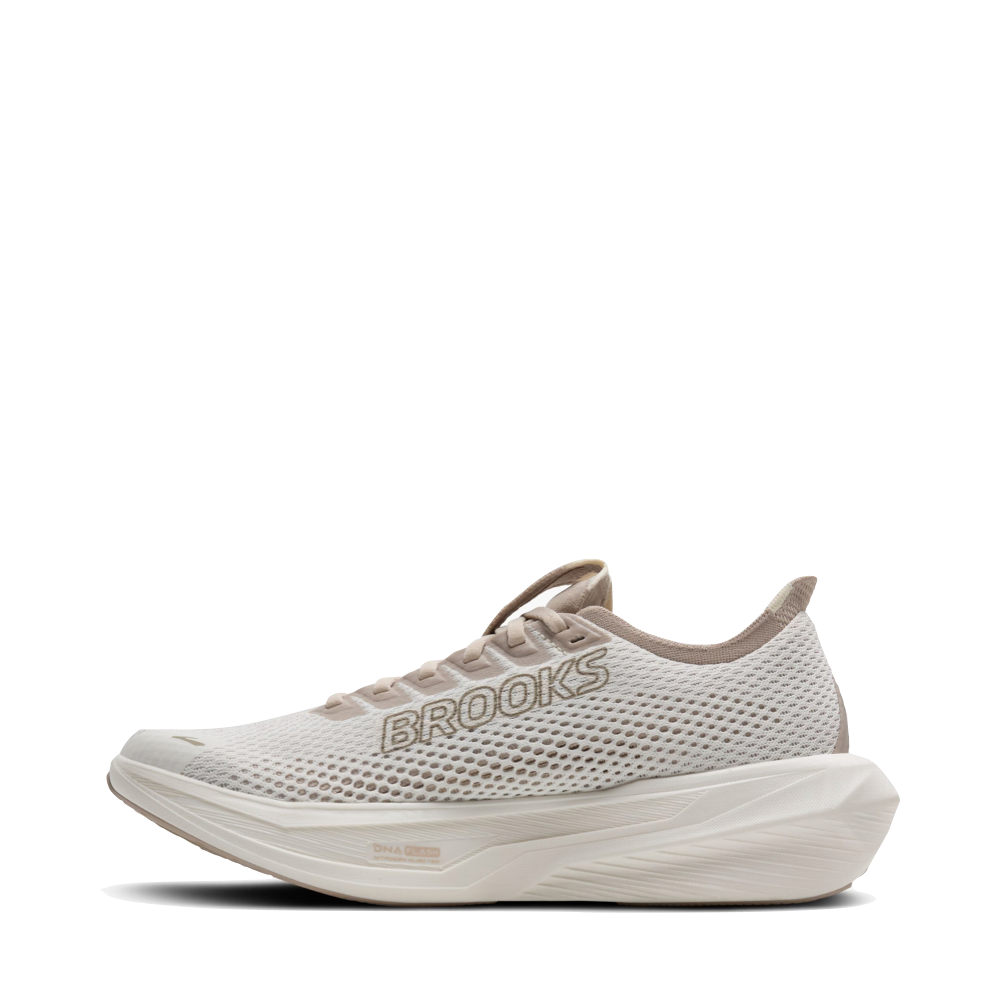 Side (left) view of Brooks Hyperion 3 Sneaker for women.