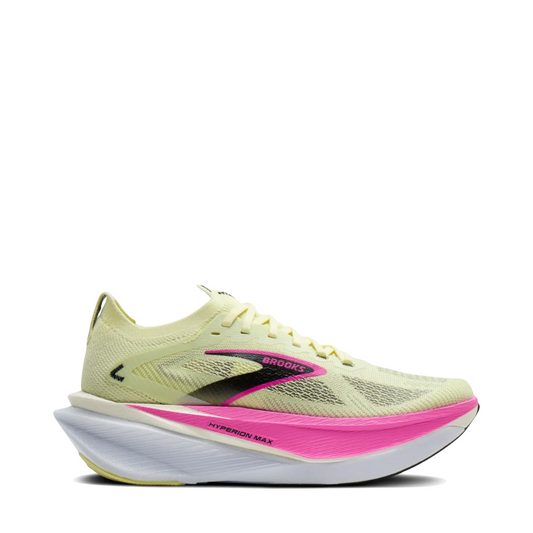 Side (right) view of Brooks Hyperion Max 3 Sneaker for women.