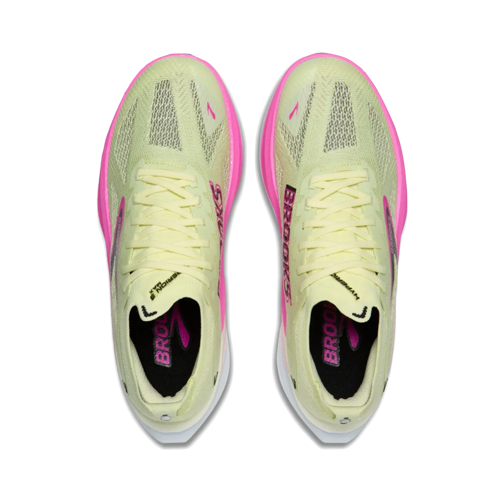 Top-down view of Brooks Hyperion Max 3 Sneaker for women.