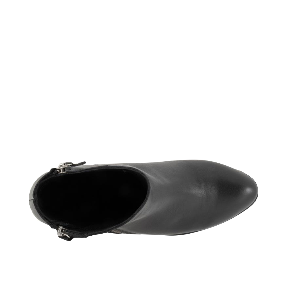 Top-down view of Bueno Camila Heeled Double Side Zip Boot for women.