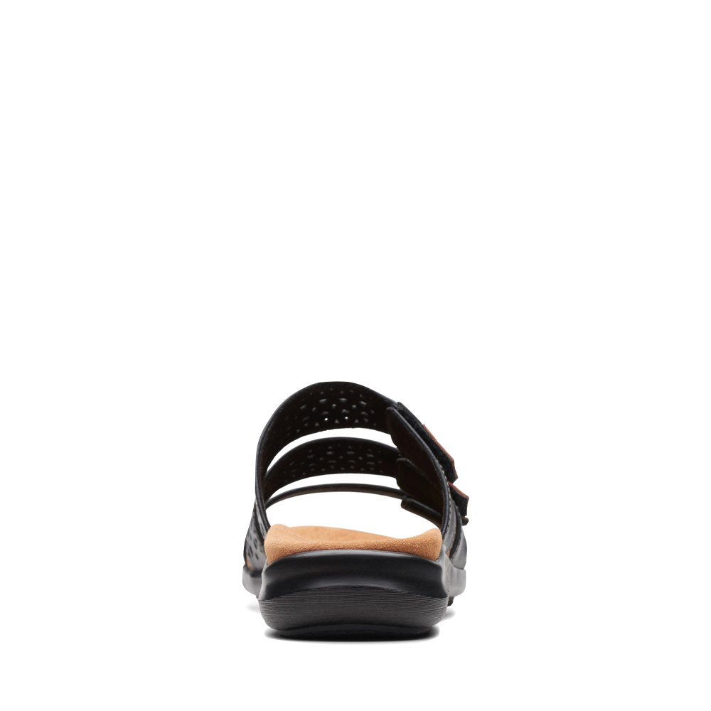 Back view of Clarks Kitly Walk Slide Sandal for women.