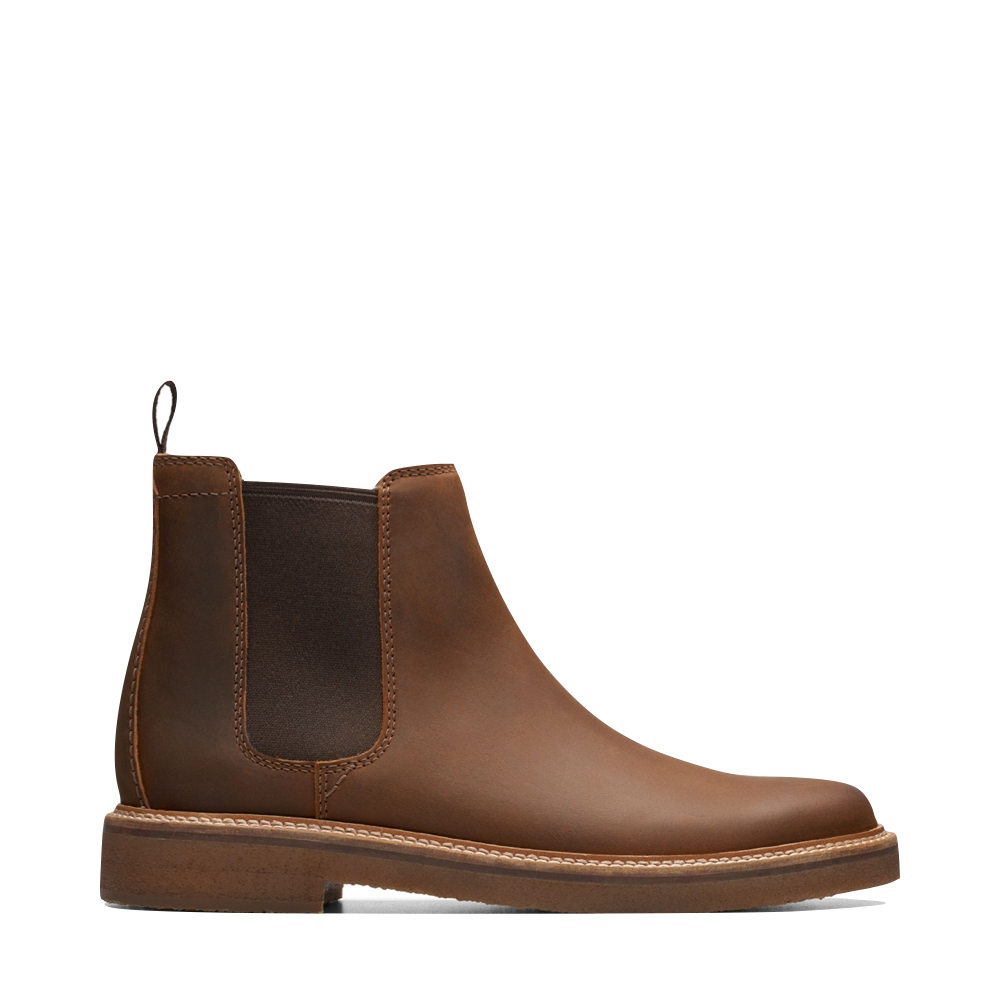 Clarks Men's Clarkdale Easy Pull On Chelsea Boot (Beeswax Brown)
