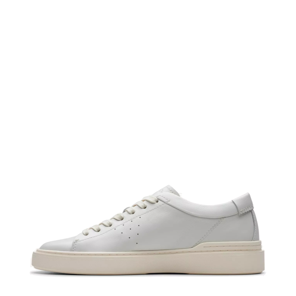 Side (left) view of Clarks Craft Swift Leather Sneaker for men.