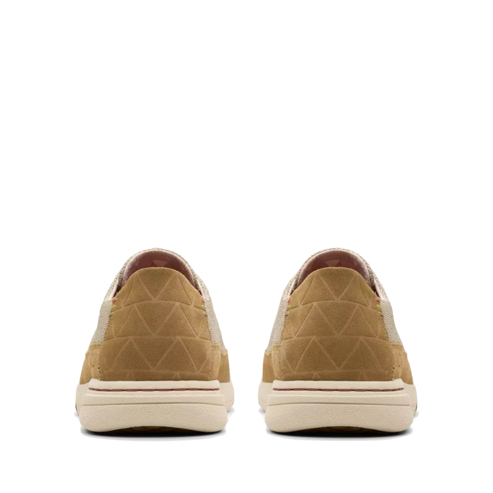 Back view of Clarks Easeway Suede Lace for men.