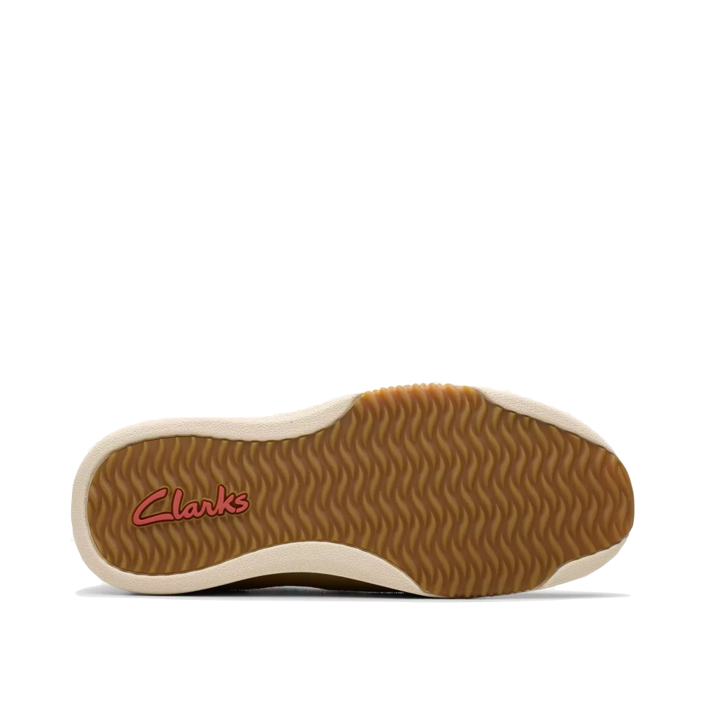 Bottom view of Clarks Easeway Suede Lace for men.