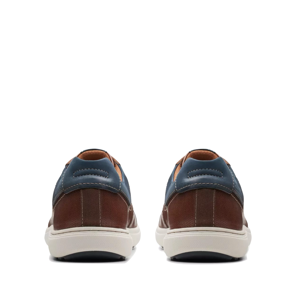 Back view of Clarks Mapstone Leather Lace for men.
