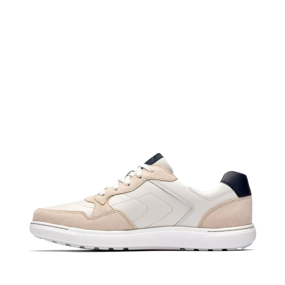 Side (left) view of Clarks Mapstone Sport Leather Sneaker for men.