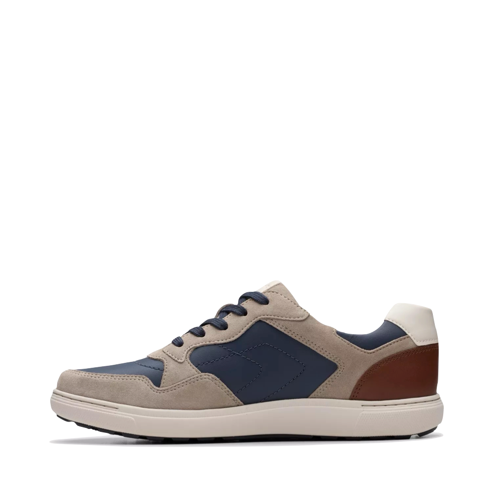 Side (left) view of Clarks Mapstone Sport Sneaker for men.
