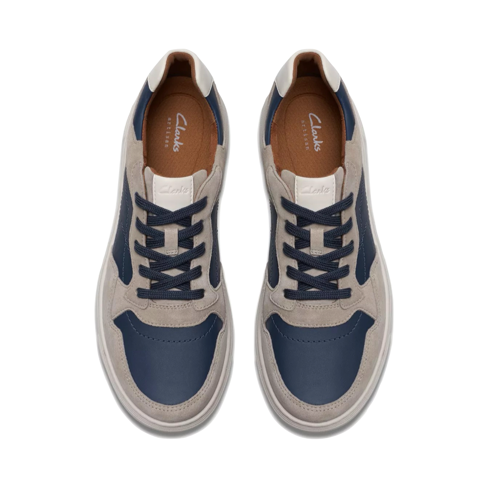Top-down view of Clarks Mapstone Sport Sneaker for men.