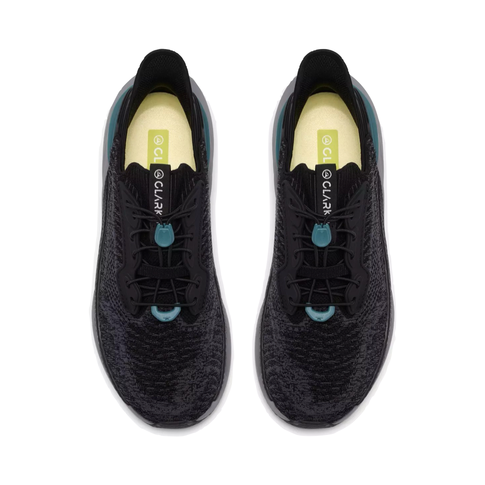 Top-down view of Clarks Pace Rise Sneaker for men.