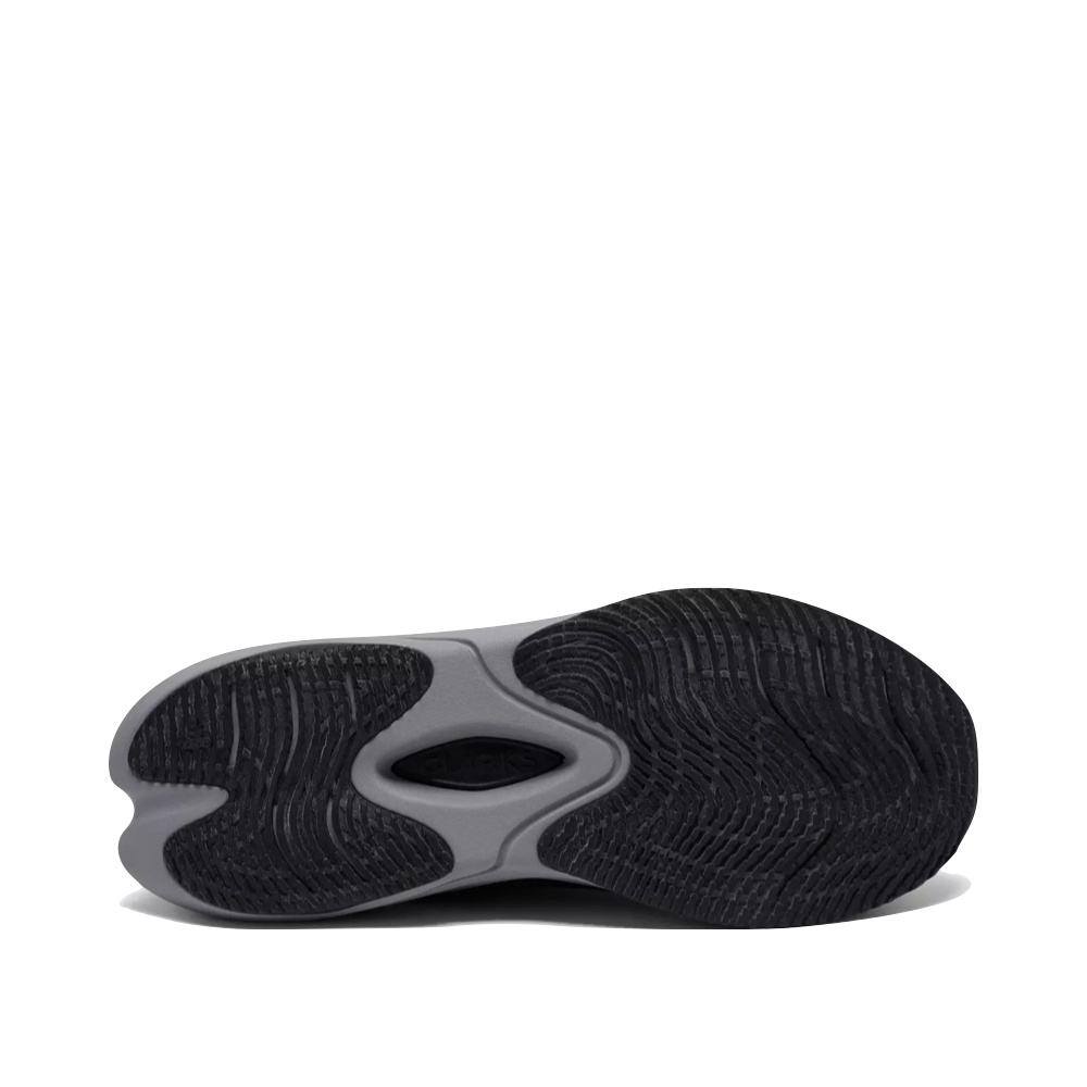 Bottom view of Clarks Pace Rise Sneaker for men.