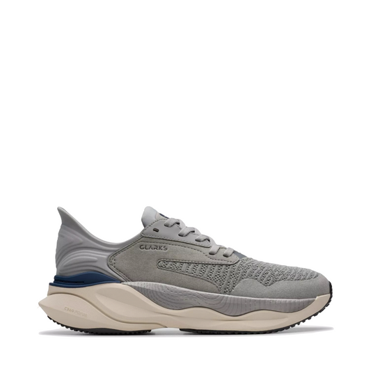 Side (right) view of Clarks Pace Sneaker for men.