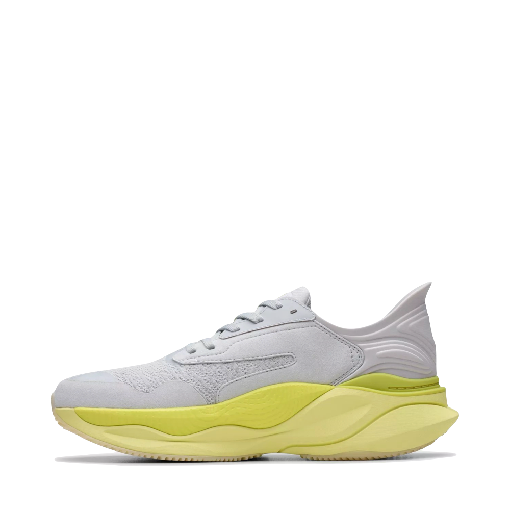 Side (left) view of Clarks Pace Sneaker for men.