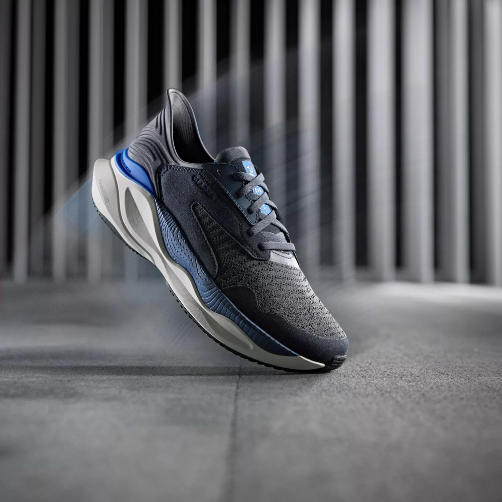 Model view of Clarks Pace Sneaker for men.