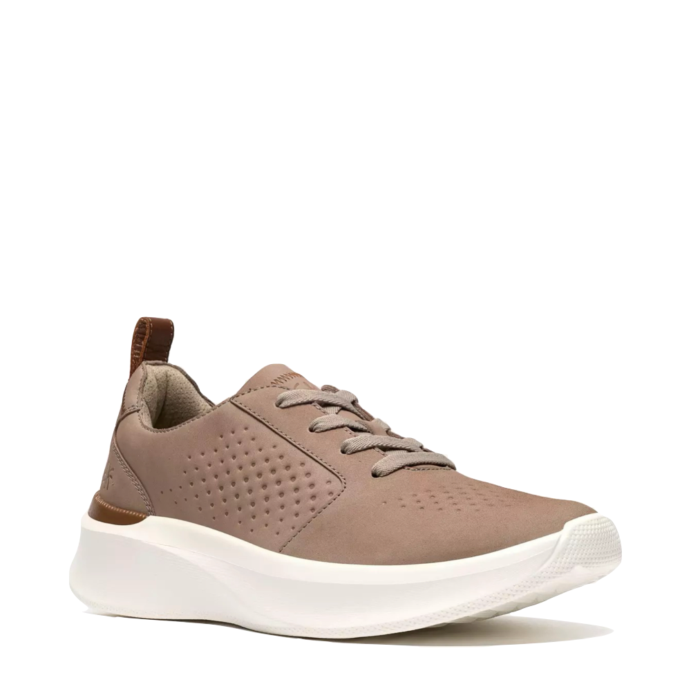Mudguard and Toe view of Clarks Solevana Style Lace Sneaker for men.