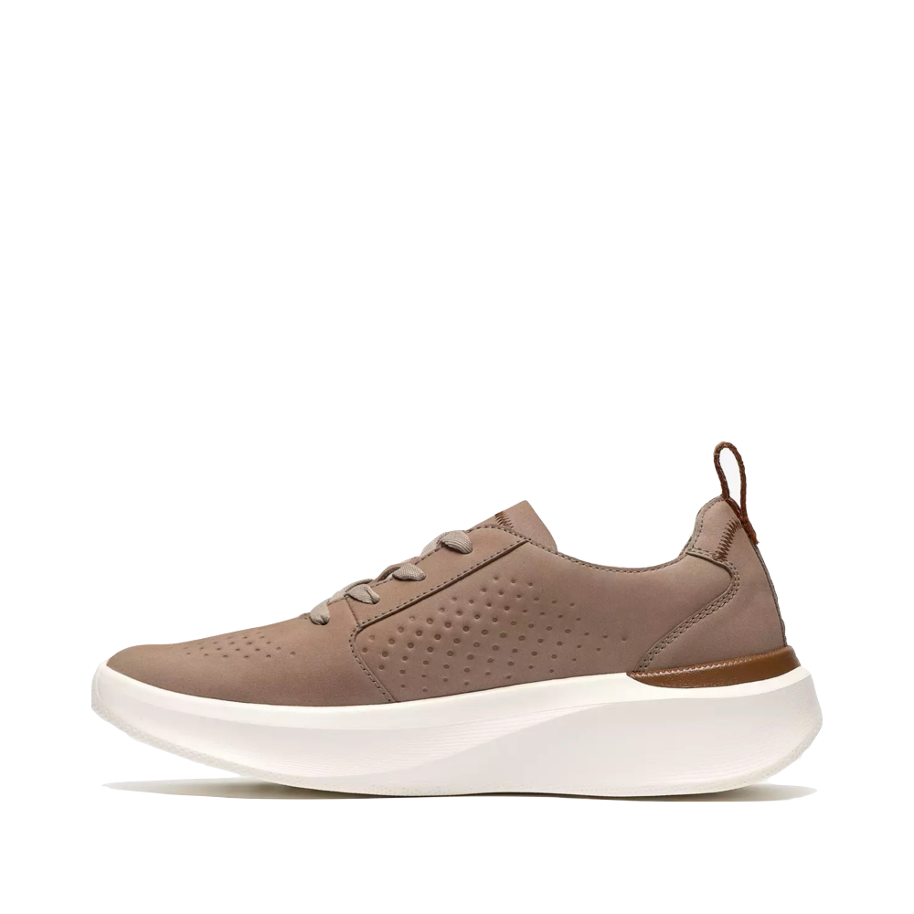 Side (left) view of Clarks Solevana Style Lace Sneaker for men.