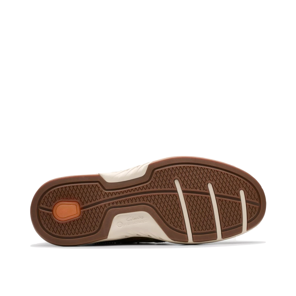 Bottom view of Clarks Un Briley Step Slip On for men.