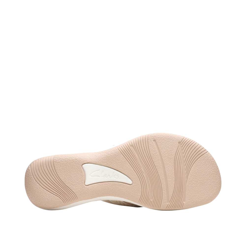 Bottom view of Clarks Breezey Sun Flip Sandal for women.