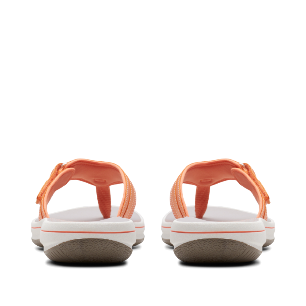 Back view of Clarks Breeze Sea 2 Flip Thong Sandal for women.