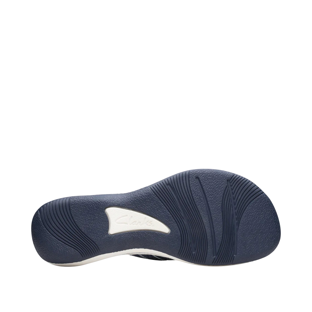 Bottom view of Clarks Breezey Sun Flip Sandal for women.