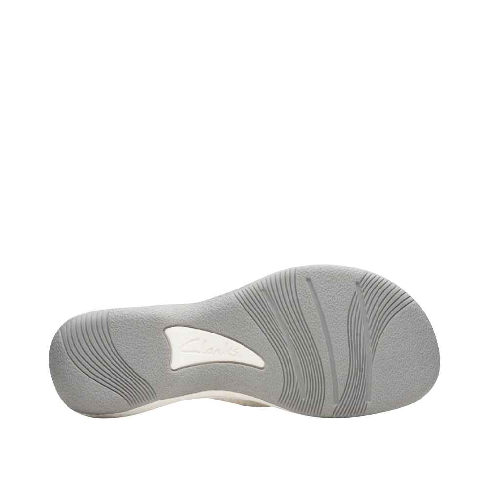 Bottom view of Clarks Breezey Sun Flip Sandal for women.