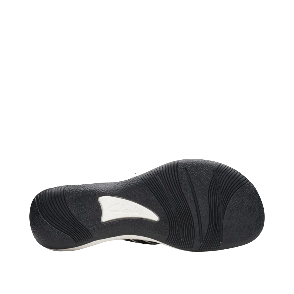 Bottom view of Clarks Breezy Sun Flip Sandal for women.