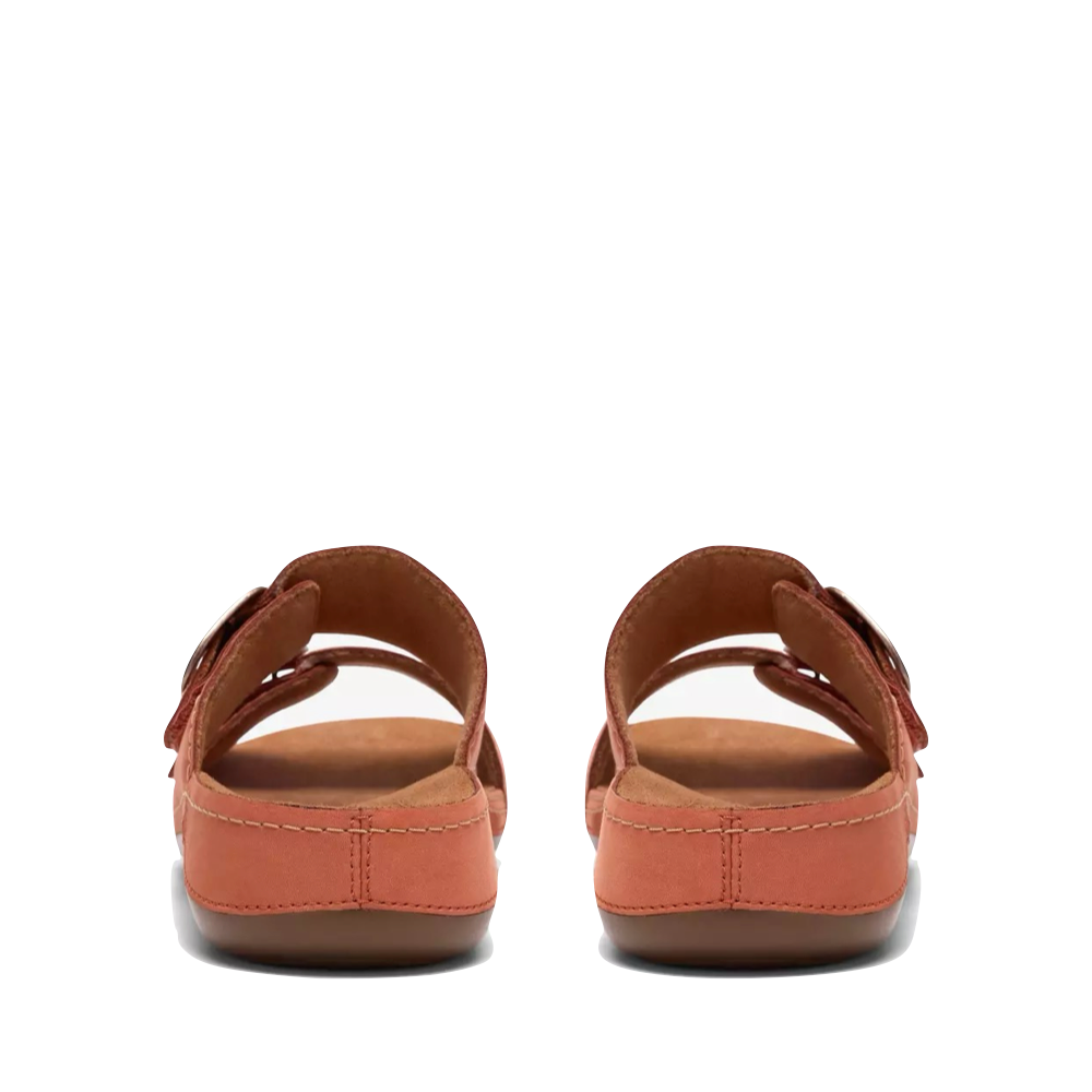 Back view of Clarks Cecily Step Slide Sandal for women.