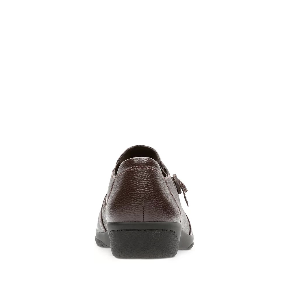 Back view of Clarks Cheyn Madi Leather Slip On for women.