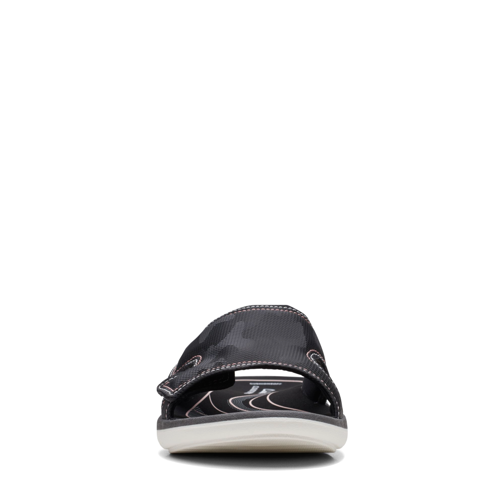Clarks Women's Glide Bay Slide Sandal (Black)