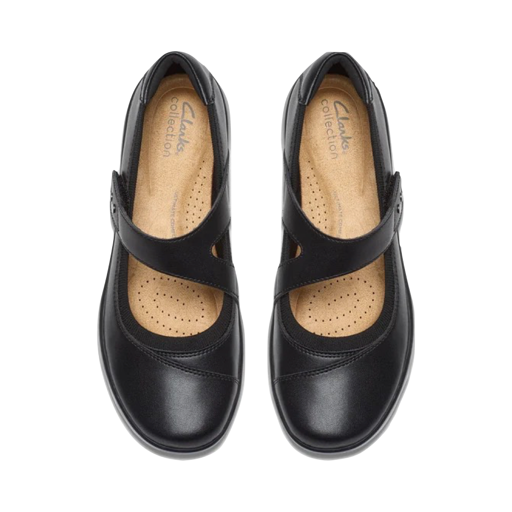 Top-down view of Clarks Kaetlyn Jane Mary Jane for women.