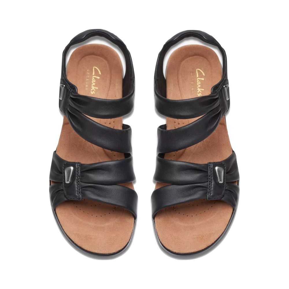 Top-down view of Clarks Kitly Ave Sandal for women.